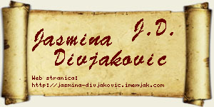 Jasmina Divjaković vizit kartica